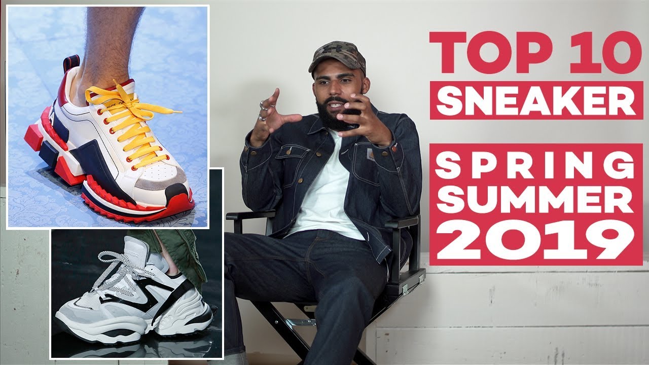 top ten sneakers 2019
