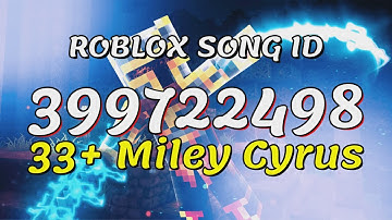 33+ Miley Cyrus Roblox Song IDs/Codes