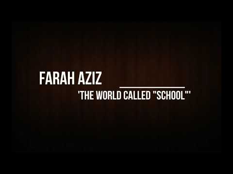 'School Life' | Farah Aziz | Dedicated to all the school days | Once upon a time | Hindi Poetry 'School Life' | Farah Aziz | Dedicated to all the school days | Once upon a time | Hindi Poetry