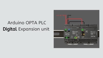 Arduino Digital Expansion unit (D1608S) with OPTA PLC