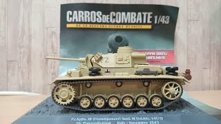 PZ.KFPW.III (Flammpanzer) #17 Carros de Combate 1:43