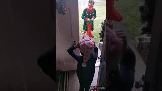 Canada Post Elf Delivers Santa Card