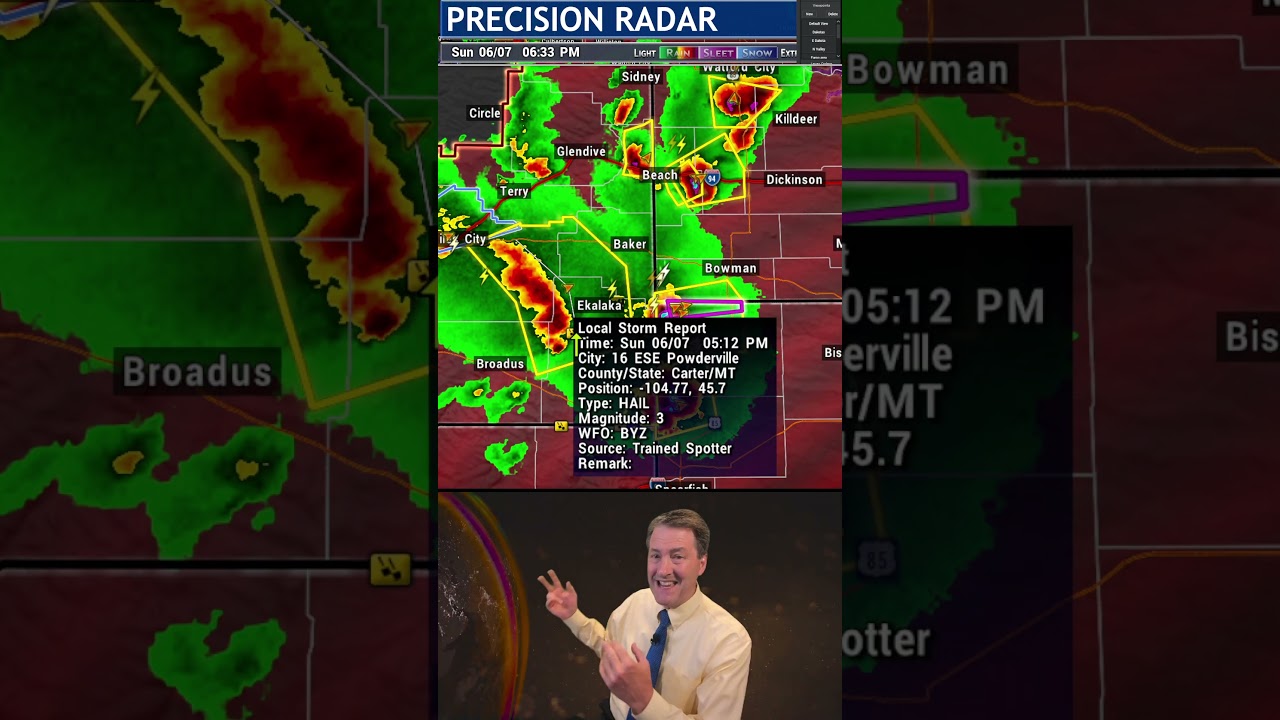 PARTICULARLY DANGEROUS SITUATION: 100 MPH WINDS & HAIL #weather #stormwatch #safety