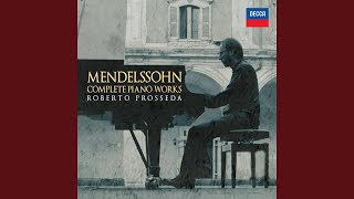 メンデルスゾーン　ピアノ曲全集　roberto prosseda メンデルスゾーン ピアノ曲全集 roberto prosseda