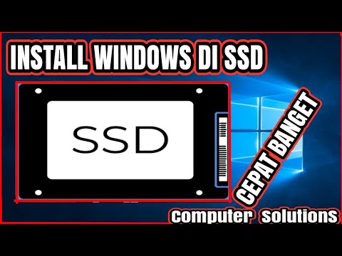 Video: Bagaimana cara menginstal ulang Windows 10 pada SSD baru?