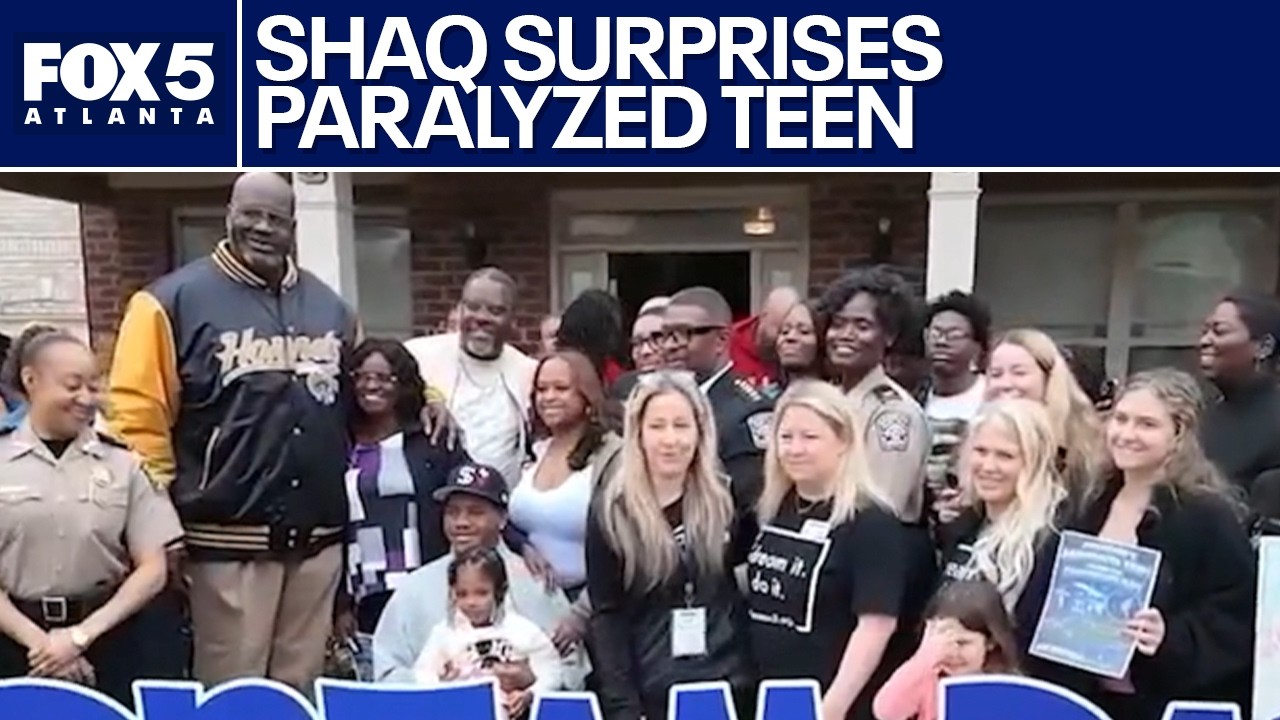 Emotional surprise: Shaq grants teen’s ultimate NBA dream | FOX 5 News