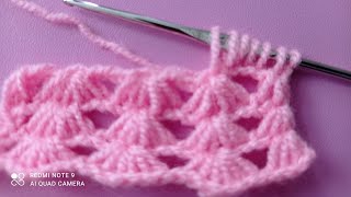 Amazing crochet knitting for scarf or cardigan