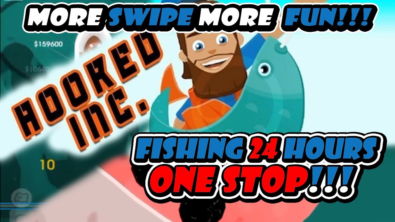 Hooked Inc Gameplay, Giant Shrimp Ahead! Swipe up all the fish! its Super Fun!