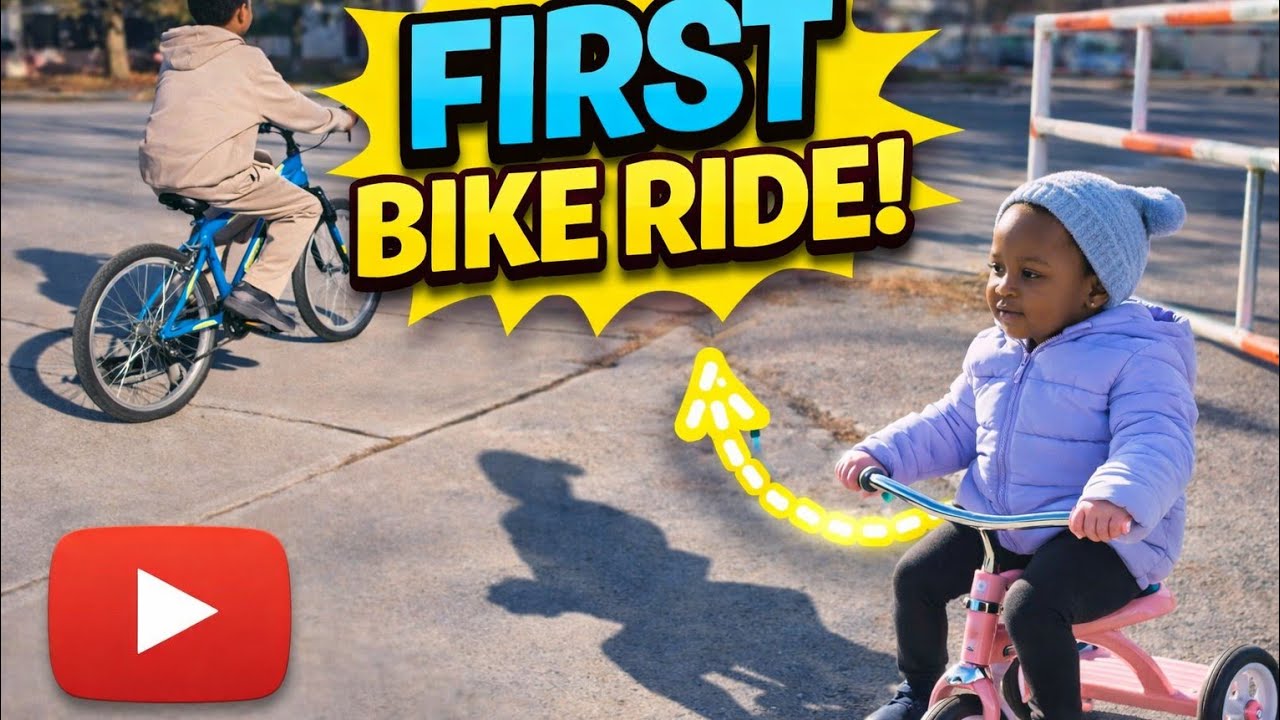 ПЕРВЫЙ ДЕНЬ ЕЗДЫ НА ВЕЛОСИПЕДЕ | ОНА НЕ ХОТЕЛА ИДТИ ДОМОЙ. КАРРИ ЕЗДИТ НА ТРЕХКОЛЕСНОМ ВЕЛОСИПЕДЕ...