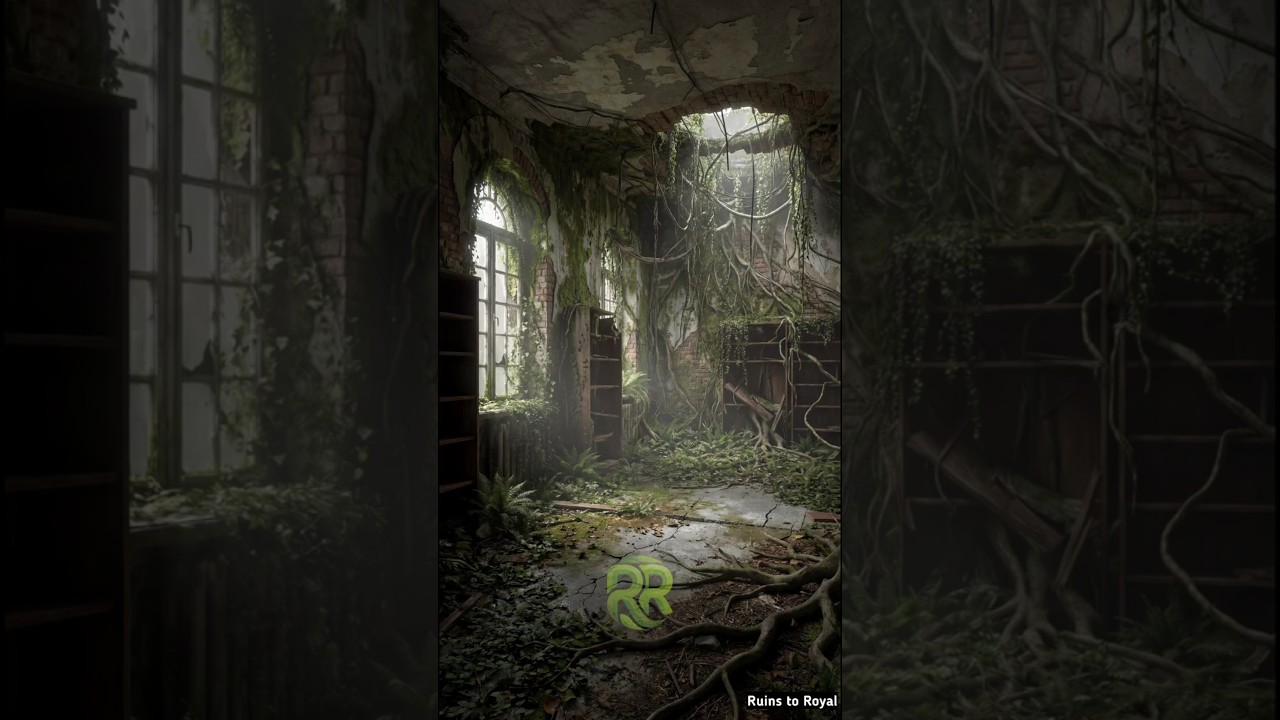 Abandoned Library Transformed into a Classic Luxury Space! | 