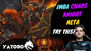 TRY THIS META!!! YATORO PRO IMBA CHAOS KNIGHT META!!! WATCH AND LEARN!! #dota2 #dota