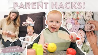 10 PARENTING HACKS that will change your life! TODDLER TIPS 👶🏼