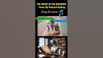 💯SING & LEARN🤩 /EASY Tune/Poem SONG- The Secret of the Machines - Rudyard Kipling/ Class 10/ TNSCERT