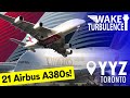 21 Airbus A380s at Toronto Pearson Airport - Emirates Supercut 2024