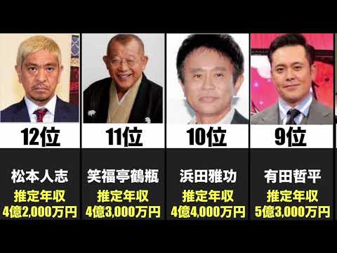 お笑い芸人の年収は？　まさかのトップはあの人！　芸人年収ランキング ！