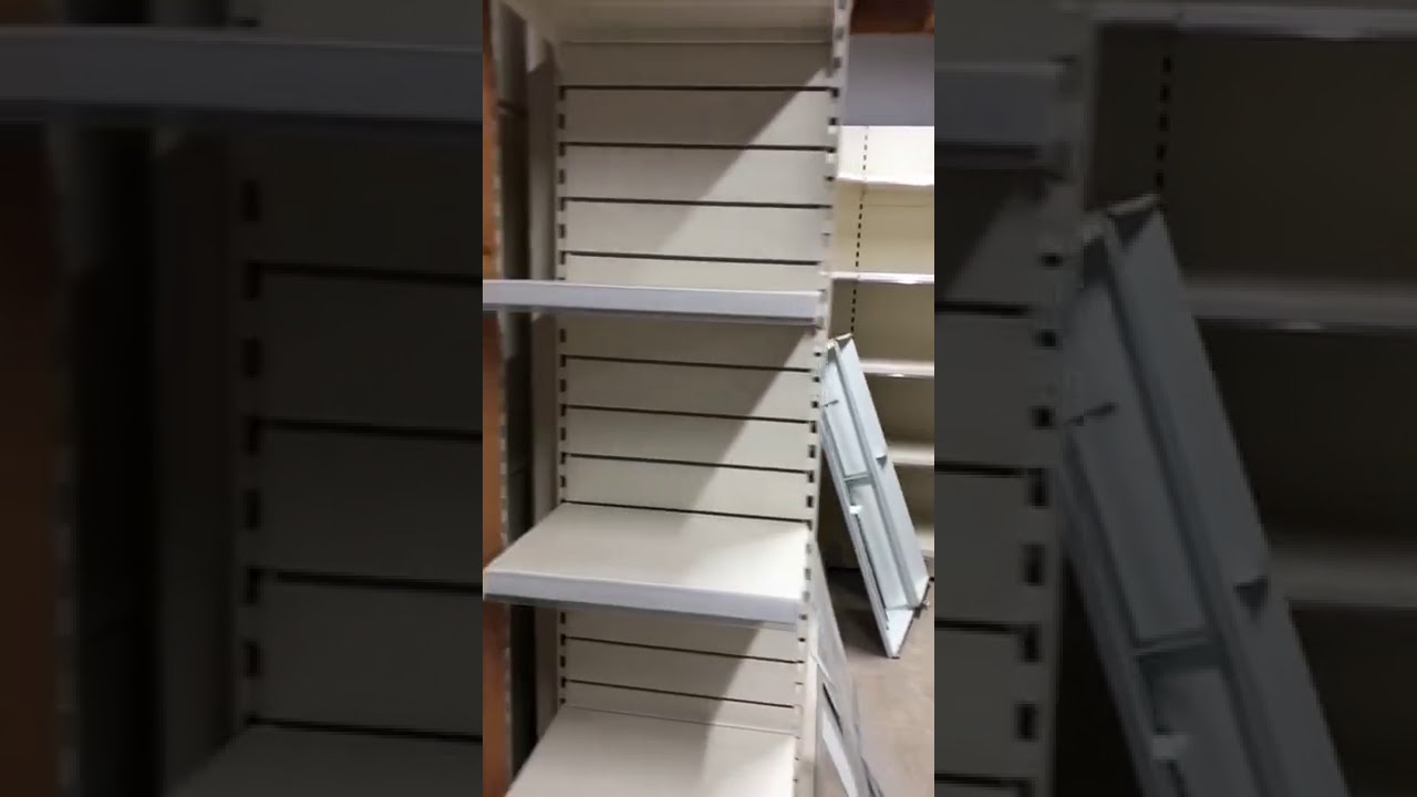 Retail Shop Shelving Installation YouTube