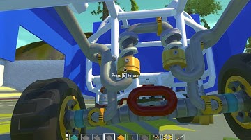Scrap Mechanic | How To Make A Sway Bar Or Anti Roll Bar
