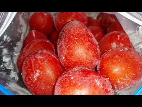 Video: Cómo Congelar Tomates Frescos Para El Invierno Y Es Posible Hacerlo + Video