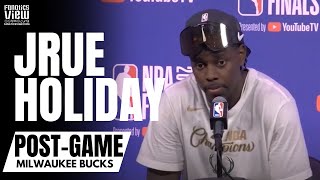 Jrue Holiday Reacts to Milwaukee Bucks Winning NBA Championship & Being Missing Piece for Bucks