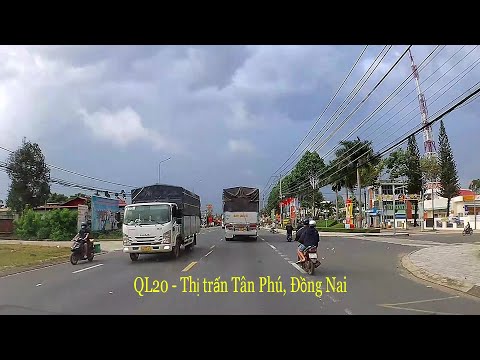 Video Quốc lộ 20 từ Đạ MRi, Đạ Huoai, Lâm Đồng đến Rừng cây... - youtube