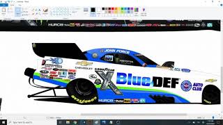 SHEVY PRICE DESIGNS, NHRA livery concept process: John Force, Peak Antifreeze Chevy Camaro