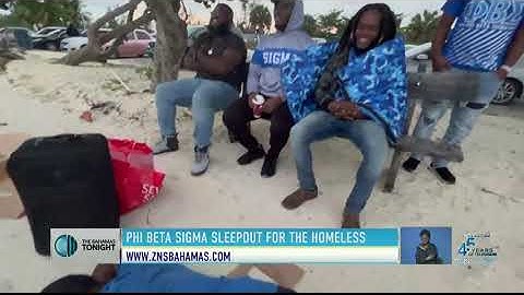 Phi Beta Sigma Sleepout For The Homeless