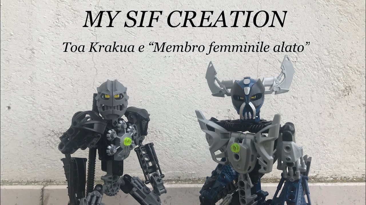 My Sif Creation - Toa Krakua & "Winged Female Member"