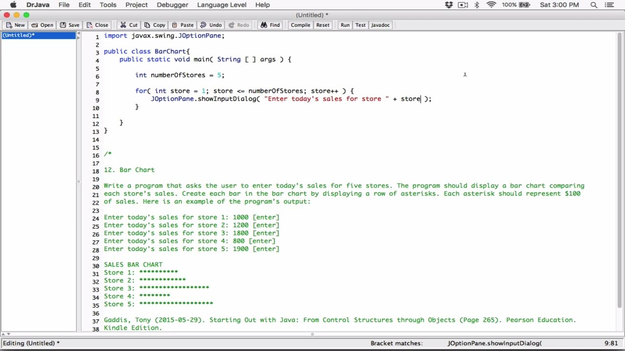 How To Draw Bar Chart In Java Applet