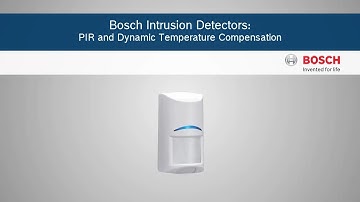 Bosch Security - Intrusion Detectos - PIR and Dynamic Temperature Compensation