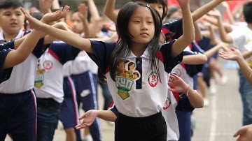 Trường Tiểu Học Hưng Bình | Nhảy Flashmob Chiến Binh Xanh Bảo Vệ Môi Trường