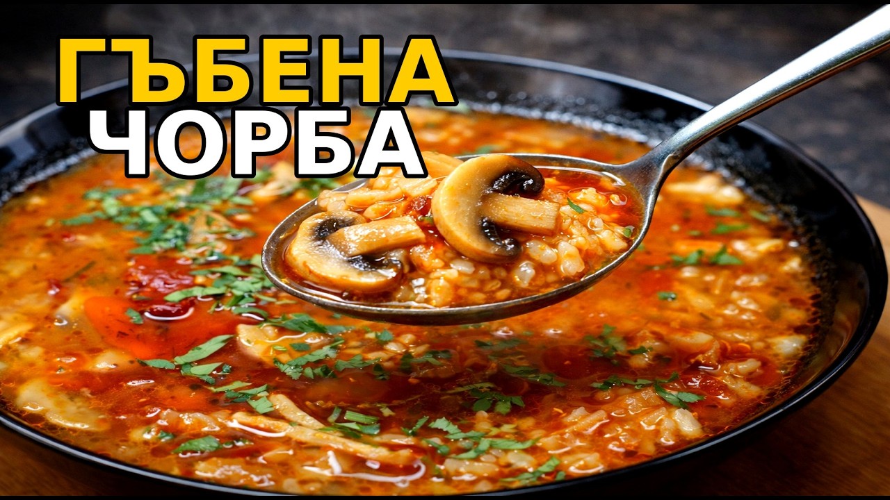 Гъбена чорба по селски – лесна и много вкусна!