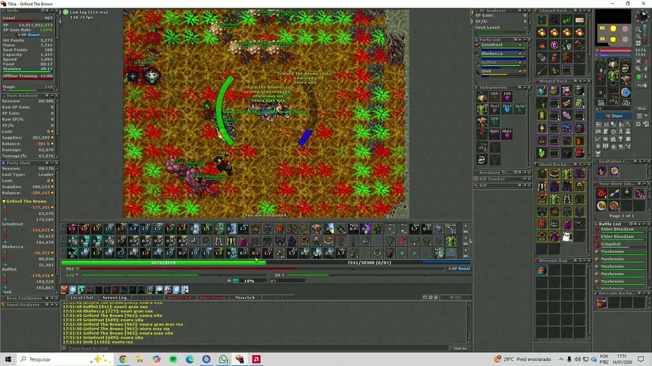 Ichgahal com 1 maldição. Mecânica rotação da sala toda.