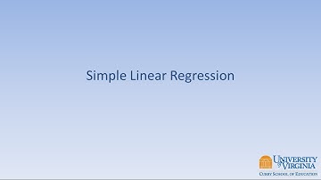 Simple Linear Regression