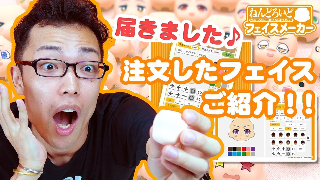 届きました 企画部 鳥バードが注文したねんどろいどフェイスをご紹介 Youtube