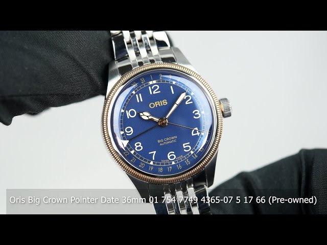 Oris Big Crown Pointer Date 36mm 01 754 7749 4365-07 5 17 66 (Pre