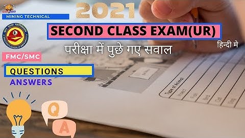 SECOND CLASS MANAGER’S EXAM 2021 QUESTIONS(1-20)- DGMS