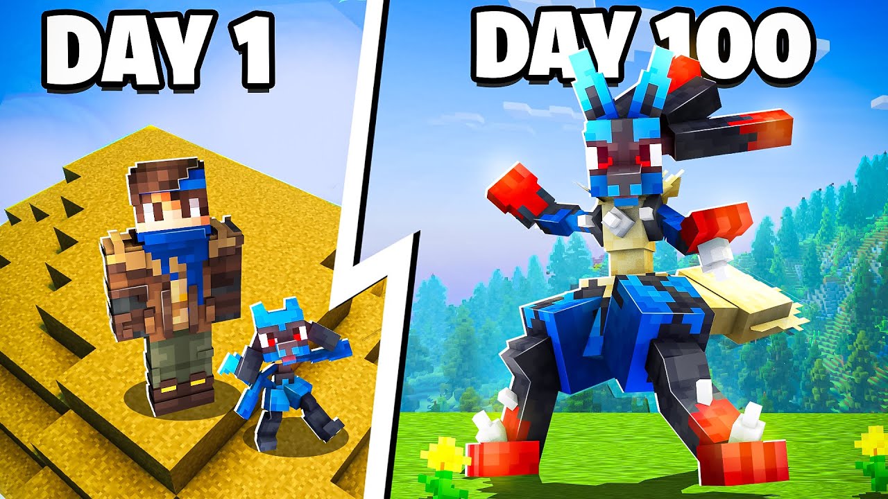 I Spent 100 DAYS as a MEGA POKEMON TRAINER Against My Rival! Here's What Happened... (Duo Cobblemon)