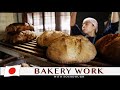 A woman runs a bakery deep in the mountains  wood fired oven  sourdough bread making in japan