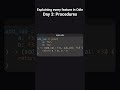 Every Odin Feature: Day 3: Procedures. #programming #odinlang #lowlevel