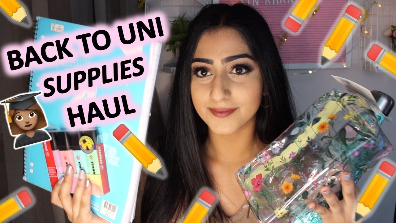 Back to UNIVERSITY Supplies Haul 2019 | University Stationery Essentials