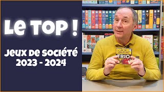 Top jeux de société 2023-2024