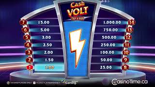 Cash Volt Tap-A-Roo is now live at Casino Time