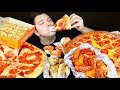 Massive Little Caesar's Pizza Feast • MUKBANG