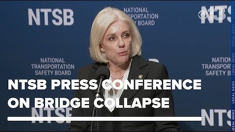 NTSB provides update on Francis Scott Key Bridge collapse investigation