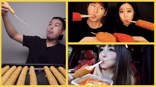 mukbangers are OBSESSED with CHEESE PULLS