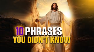 Uncovering Biblical Origins of Common Expressions!