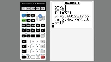 TI-84 Intro to Lists, 1 Var Stats