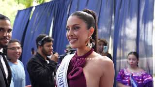 Miss Universe contestants visit El Guacalito restaurant in Miami