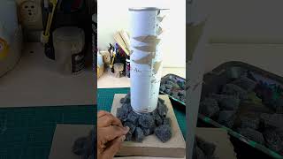 DIY Cardboard Lighthouse That Looks Professionally Made Part 3 #diy #foryou  #viral