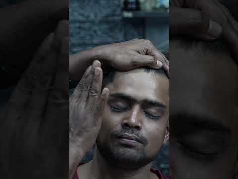 Strong Wrist Barber's Head Massage: Unbelievable ASMR Triggers! #shorts